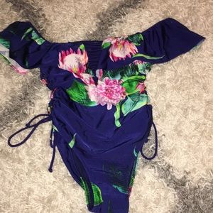 Flower bathing suit
